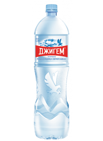 Вода минеральная негазированная ДЖИГЕМ, 1,5 л (ПЭТ-бутылка) оптом