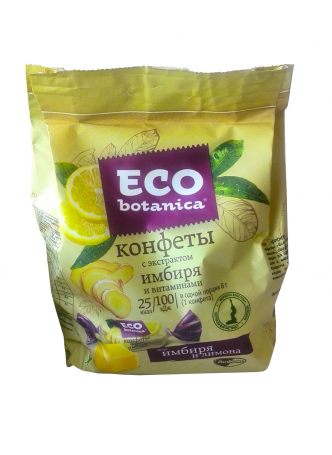РотФронт Конфеты с экстрактом имбиря и витаминами Eco botanica 200г оптом
