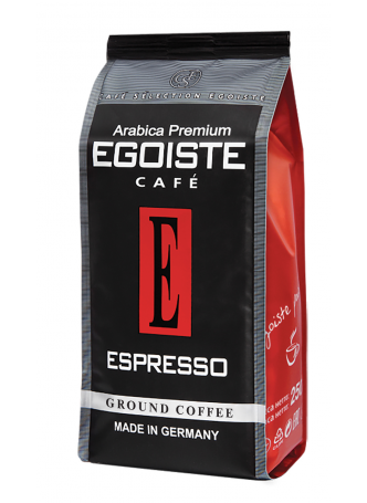 EGOISTE Кофе молотый натуральный жареный Espresso 250г