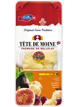 Сыр полутвердый Emmi Tete de Moine нарезка 51% розочки, 100 г