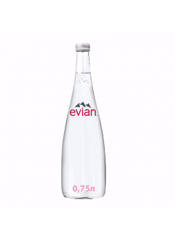 Evian Вода минеральная столовая/питьевая негазированная 0,75л