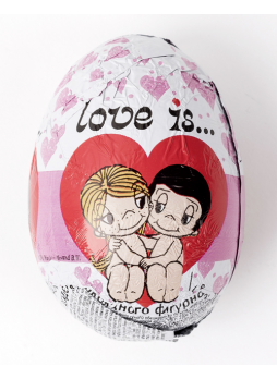 Яйцо шоколадное с игрушкой LOVE IS, 20 г