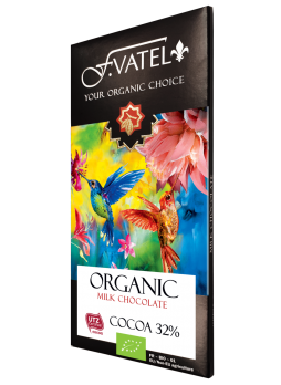Шоколад молочный Organic F.VATEL, 100 г