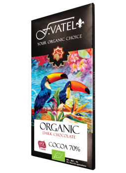 Шоколад темный Organic F.VATEL, 100 г
