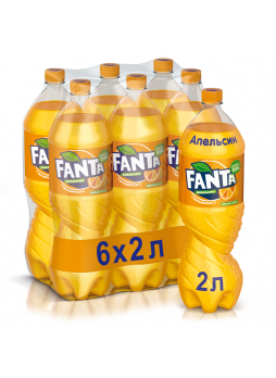 Напиток газированный Fanta безалкогольный 2л