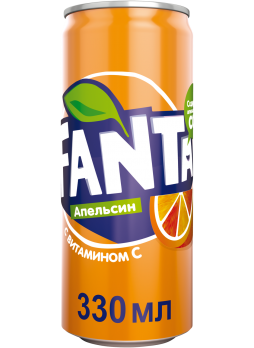 Газированный напиток Fanta Апельсин 0,33л