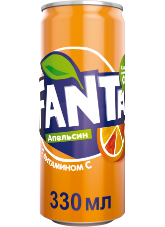 Газированный напиток Fanta Апельсин 0,33л оптом