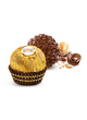Конфеты хрустящие Ferrero Rocher из молочного шоколада, покрытые измельченными орешками, с начинкой из крема и лесного ореха, 300г