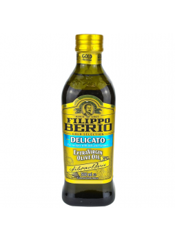 Масло оливковое FILIPPO BERIO Extra Virgin фильтрованная бутылка, 0,5л