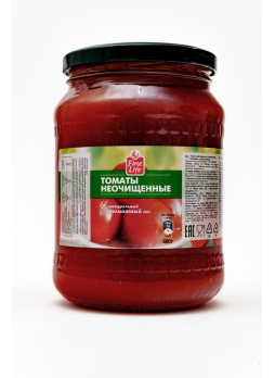 Томаты неочищенные FINE LIFE в томатном соке, 660г