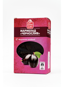 Мармелад FINE LIFE Фруктово-ягодный чернослив, 300г