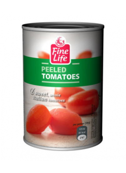 Томаты очищенные FINE LIFE в томатном соке, 400г