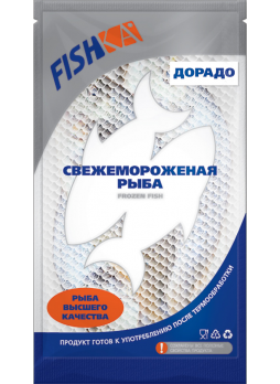 Дорадо неразделанная свежемороженая FISHKA, 300-400г