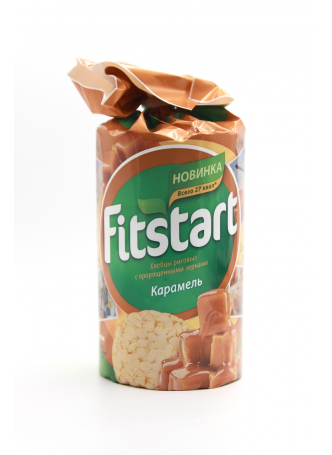 Хлебцы FITSTART Карамель рисовые, 100 г оптом