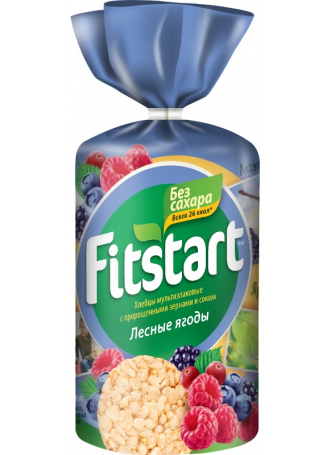 Хлебцы FITSTART мультизлаковые Лесные ягоды, 100 г оптом