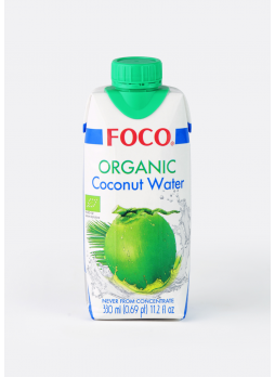 Вода кокосовая FOCO, 0,33л