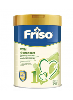 Смесь молочная Friso Фрисовом 1 с пребиотиками с 0 до 6 месяцев 400 г