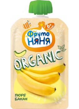 Пюре ФрутоНяня Organic Банан 90г