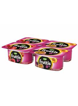 Йогуртовый продукт FRUTTIS Вишня и Персик- маракуйя 8%, 115 г