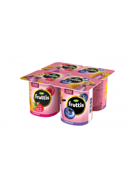 Йогуртовый продукт FRUTTIS Disney малина и черника, 110г БЗМЖ
