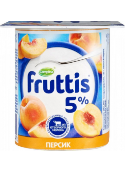 Йогуртовый продукт FRUTTIS 5%, 115г БЗМЖ