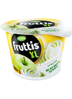 Йогурт яблочный зефир FRUTTIS XL 4,3%, 180г БЗМЖ