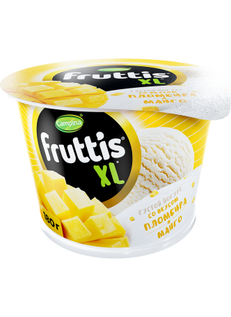 FRUTTIS XL йогурт 4,3% 180г, манго/пломбир БЗМЖ оптом