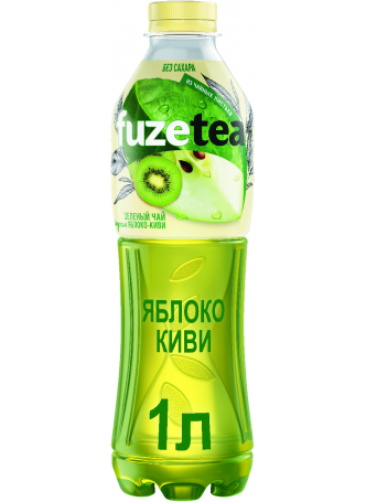 Холодный чай Fuzetea зеленый, Яблоко-Киви 1л оптом