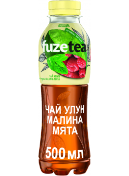 Холодный чай Fuzetea уллун, Малина-Мята 0,5л