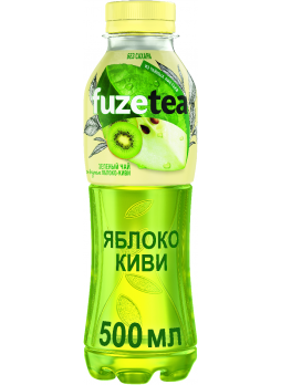 Холодный чай Fuzetea зеленый, Яблоко-Киви 0,5л