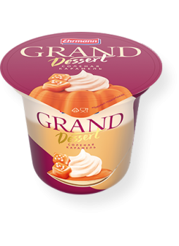 Пудинг молочный Ehrmann Grand Dessert соленая карамель 4,7%, 200г
