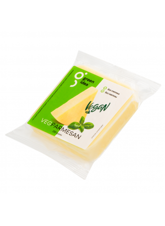 Продукт сырный GREEN IDEA пармезан веган кусок, 200г оптом