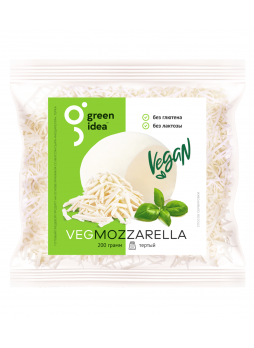 Сыр растительный Моцарелла GREEN IDEA, 24%, 200 г
