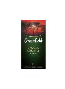 Greenfield Чай черный Kenyan Sunrise, 25x2г