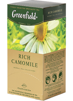 Greenfield Чай травяной Rich Camomile, 25x1,5г