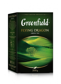 Greenfield Чай зеленый листовой Flying Dragon, 200г