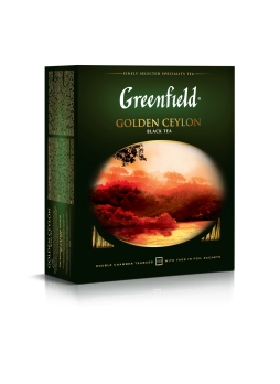 Greenfield Чай черный Golden Ceylon, 100x2г