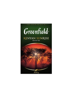 Greenfield Чай черный листовой Kenyan Sunrise, 200г