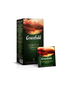 Greenfield Чай черный Golden Ceylon, 25x2г