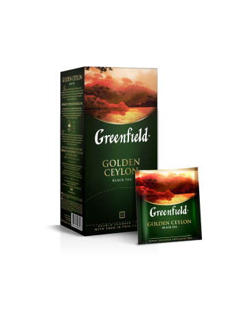 Greenfield Чай черный Golden Ceylon, 25x2г оптом