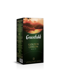 Greenfield Чай черный Golden Ceylon, 25x2г