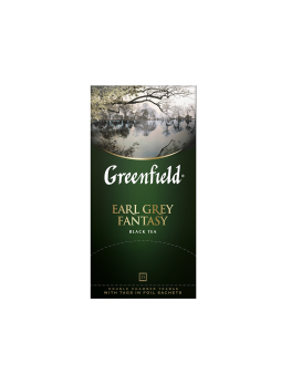 Greenfield Чай черный цейлонский байховый с ароматом бергамота Earl Grey Fantasy саше 25*2г
