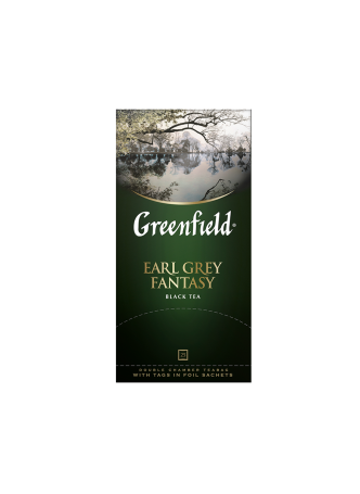 Greenfield Чай черный цейлонский байховый с ароматом бергамота Earl Grey Fantasy саше 25*2г