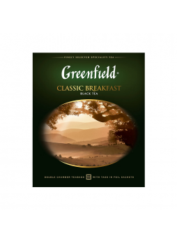 Greenfield Чай черный Сlassic breakfast, 100x2г