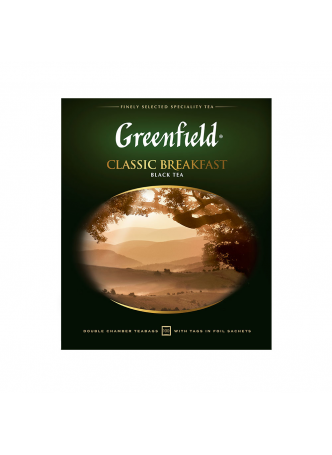 Greenfield Чай черный Сlassic breakfast, 100x2г оптом