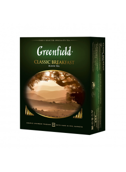 Greenfield Чай черный Сlassic breakfast, 100x2г