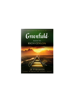 Greenfield Чай черный Rich Ceylon, 20x2г