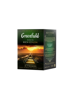 Greenfield Чай черный Rich Ceylon, 20x2г