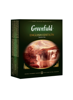 Greenfield Чай черный цейлонский English Edition, 100x2г
