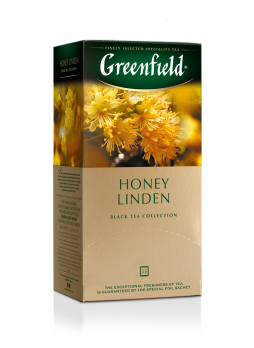 Greenfield Чай черный с растительными компонентами и ароматом гречишного меда Honey Linden 25пак.